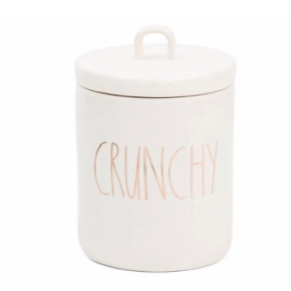 TWO Loop Top Rae Dunn Canisters crunchy goodies - Picture 2 of 8